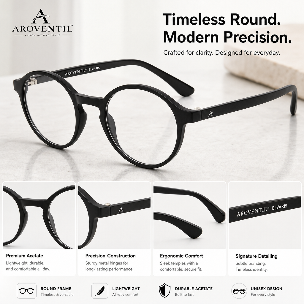 Elvaris Modern Round Optical Frames — image 6
