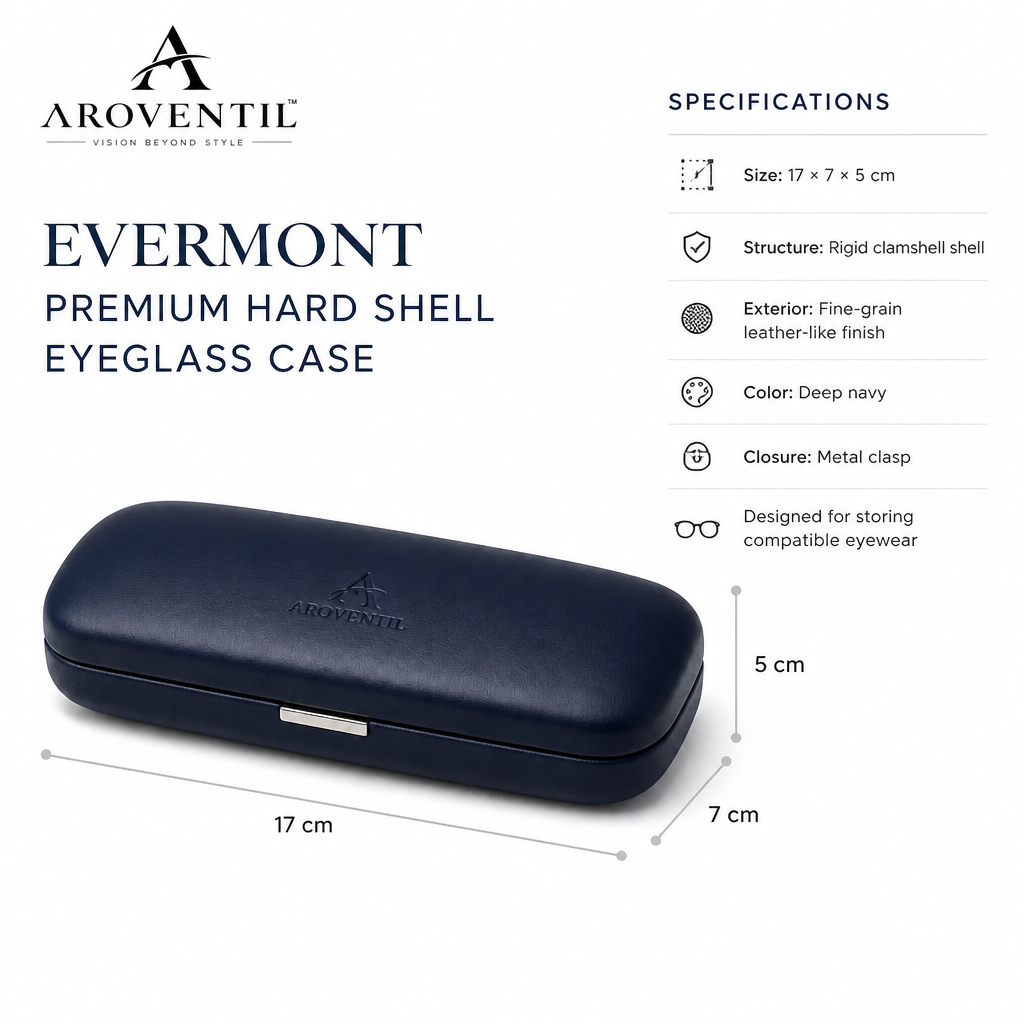 Evermont Premium Hard Shell Eyeglass Case — image 6