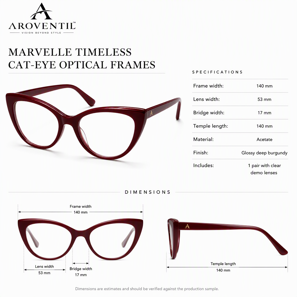 Marvelle Timeless Cat-Eye Optical Frames — image 3