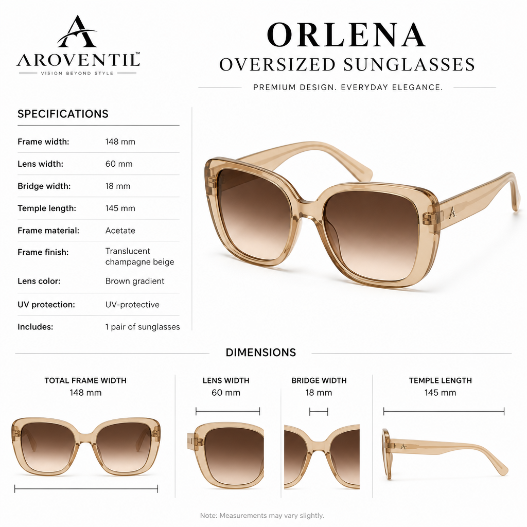 Orlena Oversized UV-Protective Sunglasses — image 7