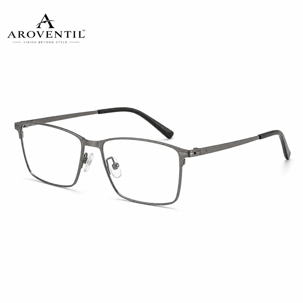 Solvane Lightweight Rectangular Eyeglass Frames — image 1
