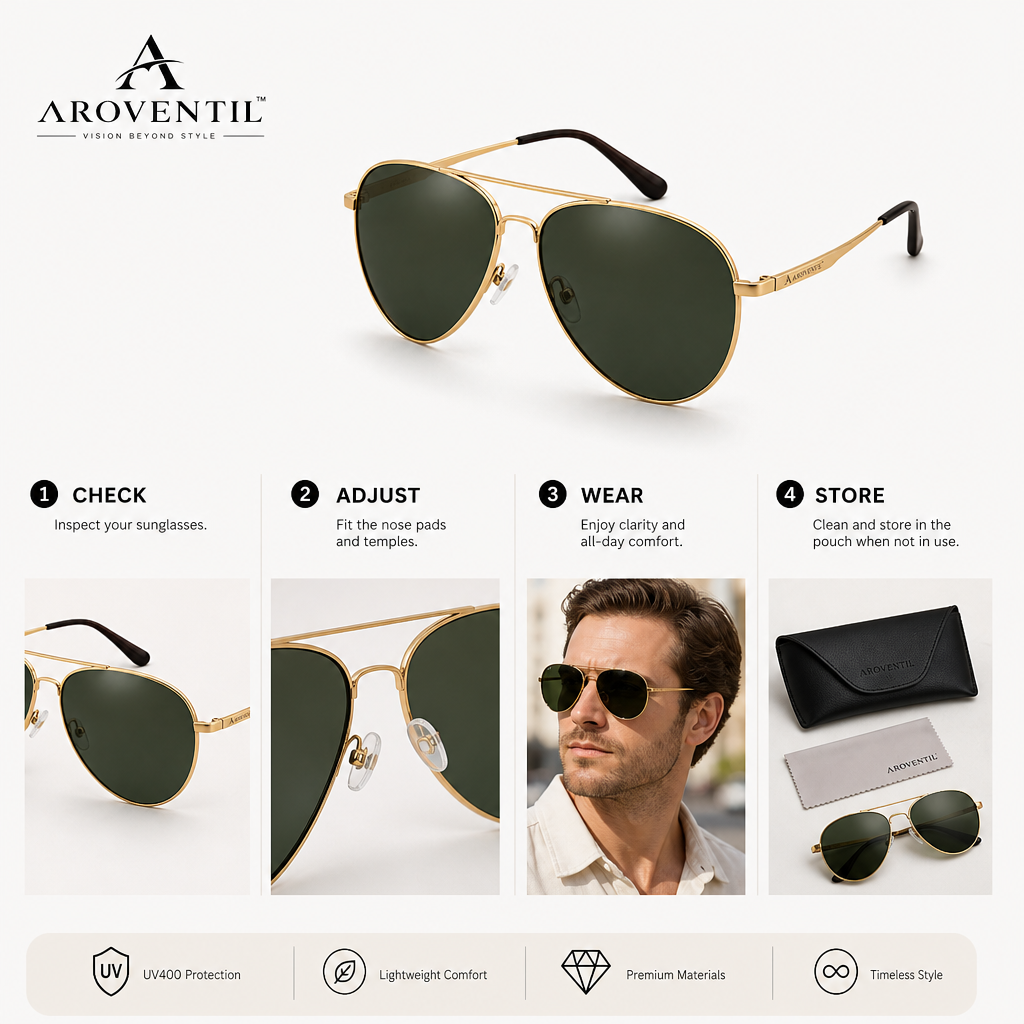 Viremont Modern Aviator Sunglasses — image 5