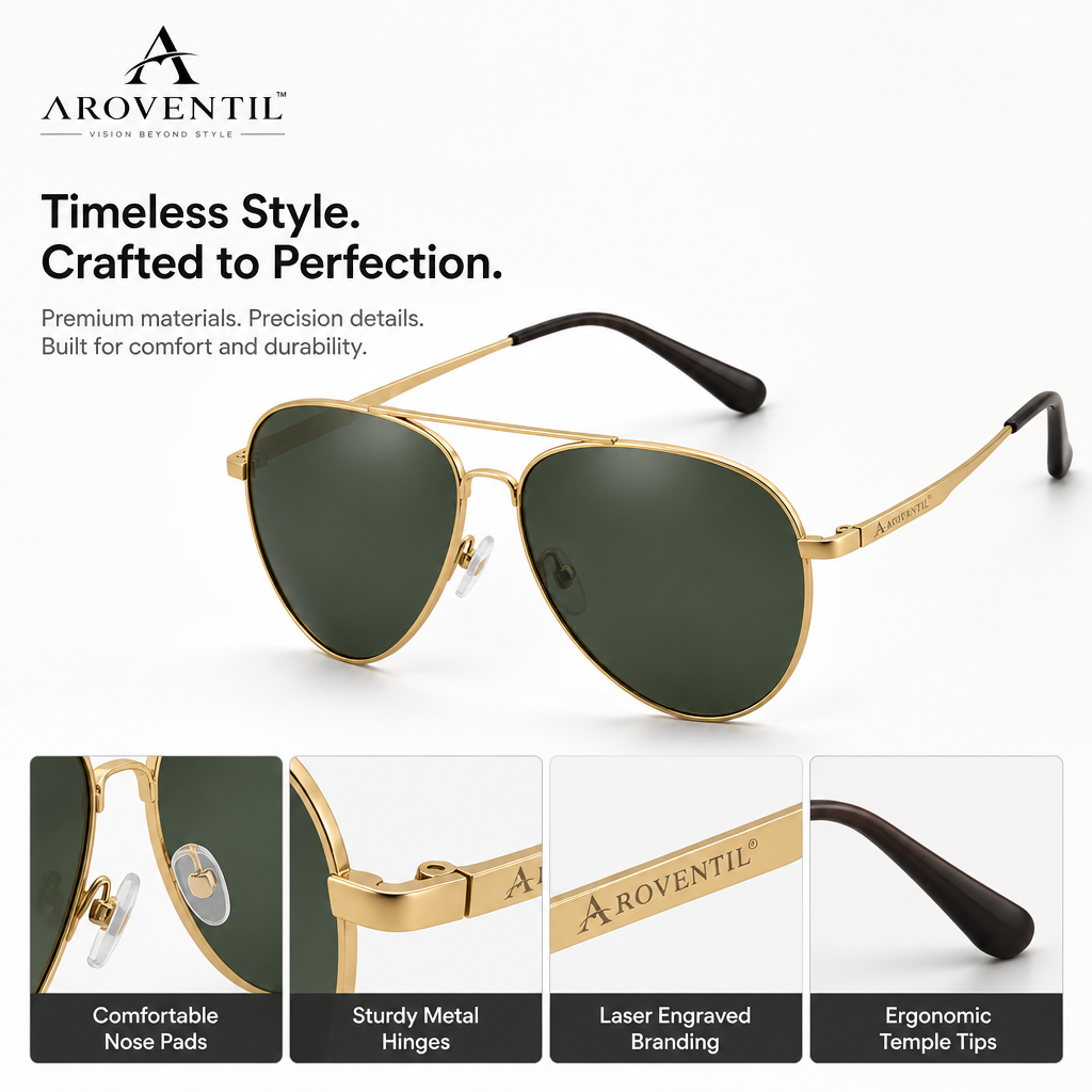 Viremont Modern Aviator Sunglasses — image 7
