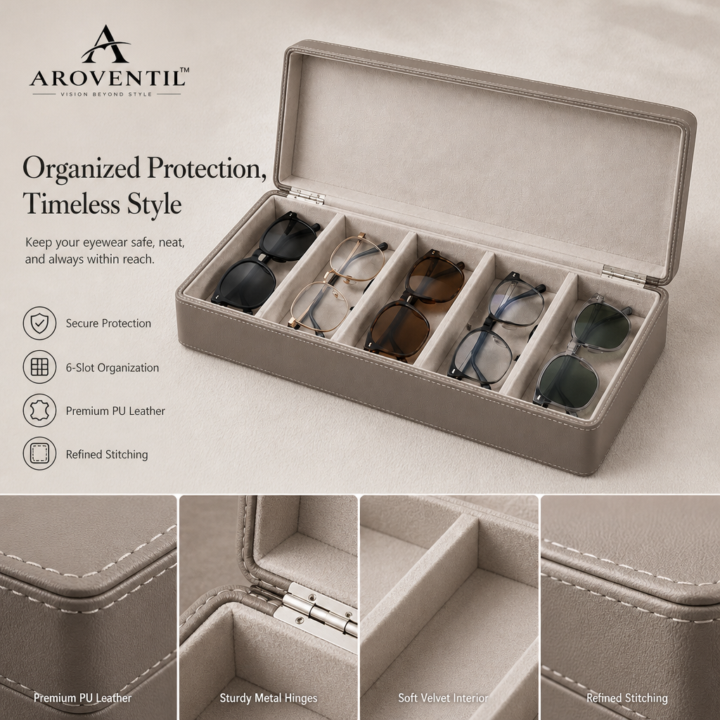 aroventil™ Valerith Multi-Pair Eyewear Organizer